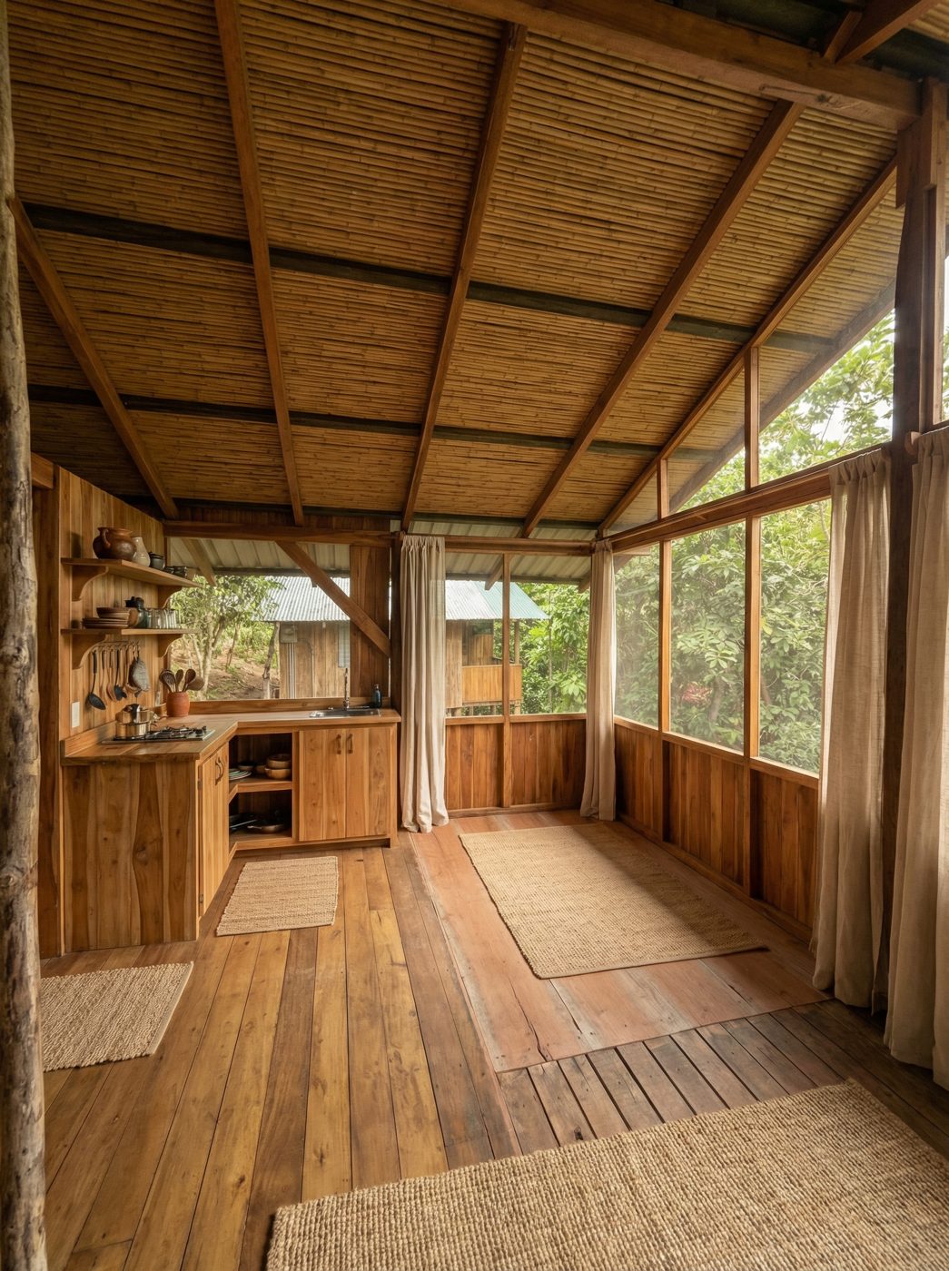 Casita kitchen and living